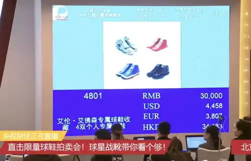 央视直播球鞋拍卖会,神秘大佬8666横扫包场,这波我直接好家伙