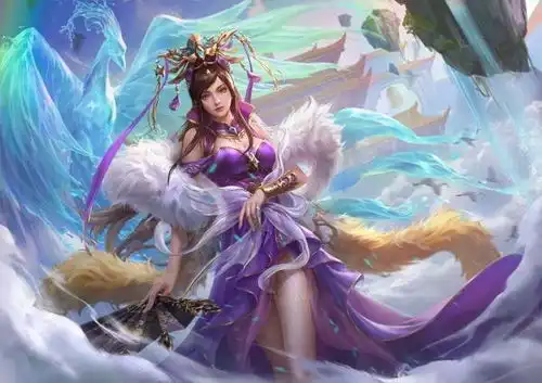 三国杀拿琵琶的甄姬