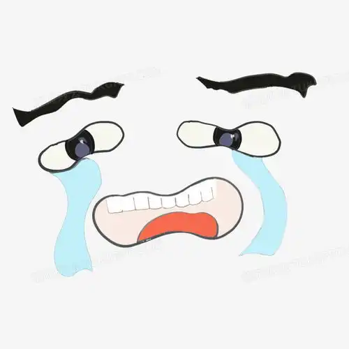 卡通手绘哭脸哭泣表情元素png图片素材免费下载元素png20002000像素