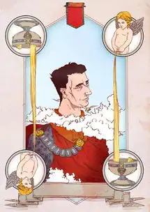 acaba广告塔罗牌插画