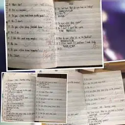 英语作业批改图片