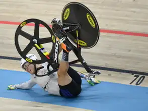 场地自行车体校甲组男子凯林赛赛况