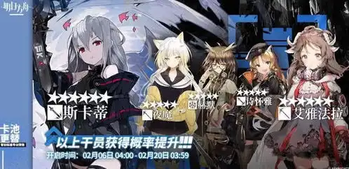 明日方舟2月上旬卡池轮换内容预告兑换商店喜迎小绵羊