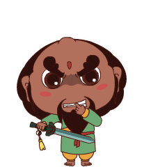 动漫微信表情包古代中国神话传说人物张圣君微信表情包