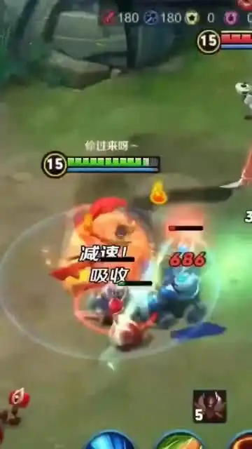 王者荣耀哪吒一丝血逃走,结果飞到了鲁班的大招里,扎心了