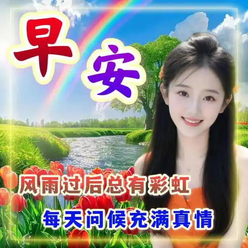 早安祝福语表情图片大全带问候语,每天说句早安,祝你健康平安