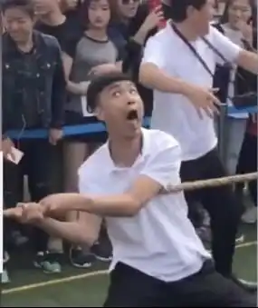 沈阳一男老师用表情包拔河网友服