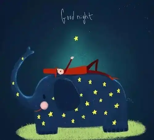 晚上好祝福语晚安图片大全带字唯美