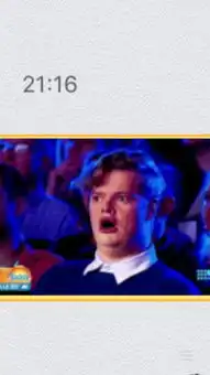 一个外国胖子小哥的表情包gif