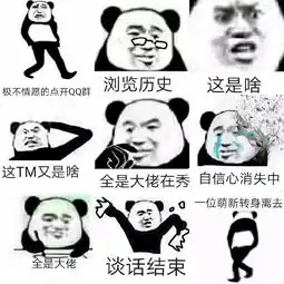 熊猫头表情包看我干不干你就完事了