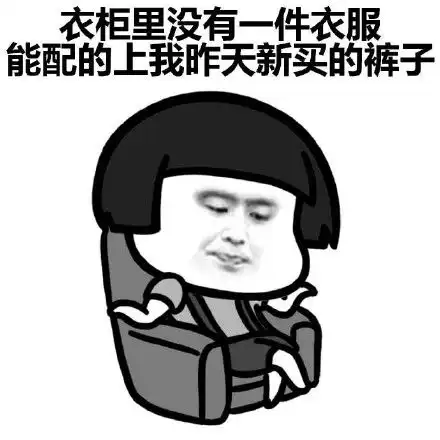 天冷没衣服穿了搞笑表情包