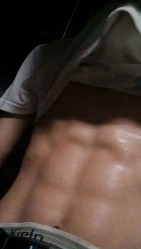 求男人腹肌照,不要太夸张的