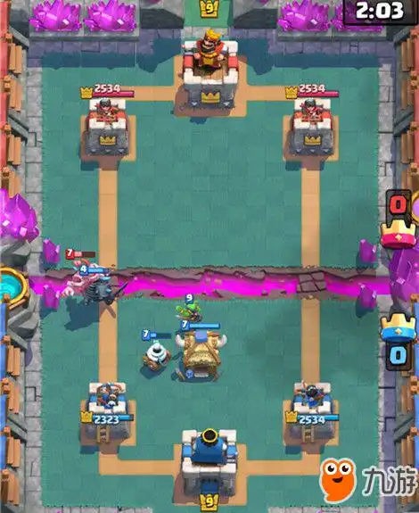 皇室战争电车皮卡矿流打造变化多端的攻防战