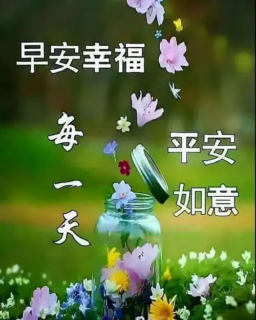 早安吉祥把握好每一个清晨,人生终会光辉,早安