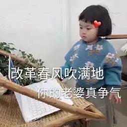 表情包改革春天吹满地,你的老婆真争气