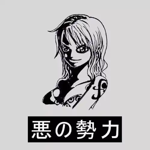 海贼王壁纸当海贼人物摆出恶人脸,黑帮一姐娜美的表情好可怕