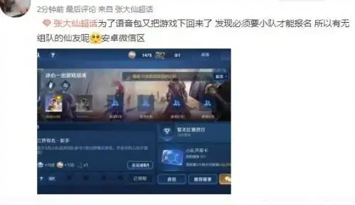 王者荣耀张大仙语音包备受青睐,虎牙腾讯流量互通求双赢